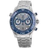 Omega Seamaster Diver 300 M 44mm Chronograph Grey Dial Steel Men's Watch 210.30.44.51.06.001 210.30.44.51.06.001