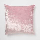 Crushed Velvet Pillow - Light Pink | Bedding
