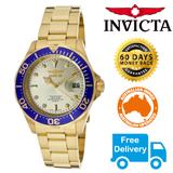 Invicta Pro Diver Men’s 18k Gold Plated 200m Sports Marine Dive Watch