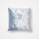 Crushed Velvet Pillow - Light Blue | Bedding