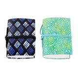 'Paper Mini-Journals with Screen-Printed Patterns (Set of 2)'
