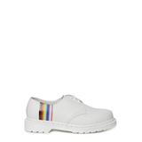 Rainbow Print Lace-up Oxfords