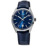 Tag Heuer Carrera Blue Dial Leather Strap Men's Watch WBN2112.FC6504 WBN2112.FC6504