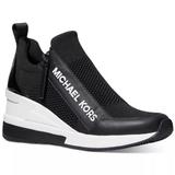 Michael Kors Shoes | Michael Kors Willis Wedge Trainer Sneakers | Color: Black | Size: 9.5