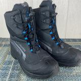 Columbia Shoes | Columbia Boys Bugaboot By5955-010 Black Round Toe Mid Calf Snow Boots Size 7 | Color: Black | Size: 7b