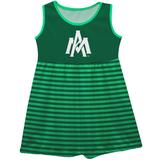 Girls Infant Green Arkansas-Monticello Boll Weevils Tank Top Dress