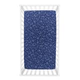 Trend Lab Fitted Sheet Cotton in Blue, Size 28.0 W x 10.0 D in | Wayfair 103884