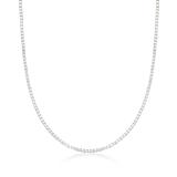 1.4mm 14kt White Gold Box Chain Necklace