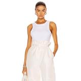Citizens of Humanity Isabel Rib Tank in White - White. Size XL (also in ).