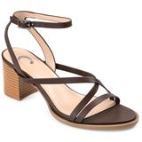 Women's Women's Anikah Pump by Journee Collection in Brown (Size 8 M)