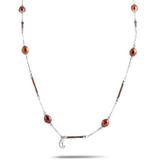 Pearl Stainless Steel Bronze Pvd Brown Pearls Long Necklace - Metallic - Charriol Necklaces