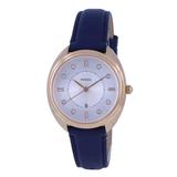 Fossil ES5116 Womens Gabby Crystal Accents Dial Leather Strap Quartz Watch White
