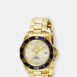 Invicta Invicta Men's Pro Diver 9743 Gold Stainless-Steel Plated Automatic Self Wind Diving Watch - Gold - ONE SIZE