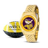 Invicta NFL Minnesota Vikings Women's Watch - 36mm Gold (42537)