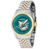 Invicta NFL Miami Dolphins Women's Watch - 36mm Steel Gold (42568)
