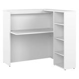 Bush Business Furniture Studio C Bar Cabinet Wood in White, Size 48.01 H x 47.64 D in | Wayfair SCD248WHK-Z2