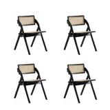 Ceets Emile Folding Dining Chair In Nature Cane- Set Of 4 Wicker/Rattan in Brown, Size 31.1 H x 20.87 W x 22.64 D in | Wayfair CE-2-DCCA07-BK