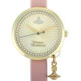 Bow Gold-tone Stainless Steel Watch Vv139whpk - Metallic - Vivienne Westwood Watches