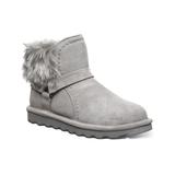 BEARPAW Women's Cold Weather Boots GRAY - Gray Fog Fleece Konnie Ankle Boot - Women