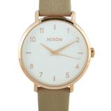 Arrow Leather Rose Gold/gray Watch A1091-2239-00