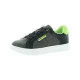 Kenneth Cole Reaction Boys Liam Drake Canvas Casual and Fashion Sneakers Black