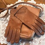 Coach Accessories | Coach Leather Gloves | Color: Tan | Size: 7 12