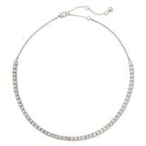 Kate Spade Jewelry | Kate Spade Silver Rhinestone Tennis Necklace | Color: Silver | Size: Os