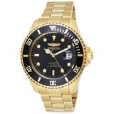 Invicta 28948 Pro Diver Black Dial Gold Tone Stainless Automatic Men's