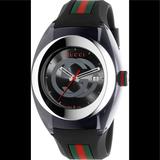 Gucci Accessories | 'Sync - Medium' Rubber Strap Watch, 36mm | Color: Black | Size: Os