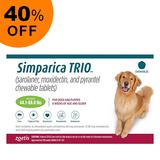 Simparica Trio For Dogs 44.1-88 Lbs (Green) 6 Chews