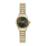 Caravelle Designed By Bulova Womens Two Tone Stainless Steel Expansion Watch 45l185, One Size