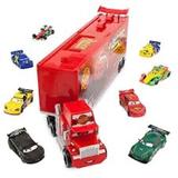 Disney Toys | Disney Pixar Cars Cars 3 Mack Friction Motor Hauler & 18 Die-Cast Car Set | Color: Blue/Red | Size: Osb