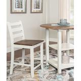 Linon Home Dining Sets Silver - White & Oak-Tone Counter Table & Chair Set