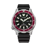 Citizen Men's 44 Millimeter Automatic Dive Black Strap Watch