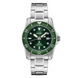 Seiko Men's Prospex Solar Green Dial Stainless Steel Watch Sne583