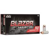 CCI Ammunition Blazer Aluminum 10mm Auto 200 Grain Full Metal Jacket Centerfire Pistol Ammo 50 Rounds 3597