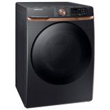 Samsung 7.5 cu. ft. Smart Electric Dryer w/ Steam Sanitize+ & Sensor Dry in Black, Size 38.75 H x 27.0 W x 31.4 D in | Wayfair DVE50BG8300VA3