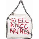 Falabella Graffiti-logo Tote Bag - White - Stella McCartney Totes