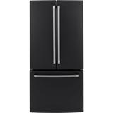 Cafe 18.6-cu ft Counter-depth French Door Refrigerator with Ice Maker (Matte Black) ENERGY STAR | CWE19SP3ND1