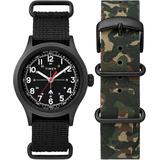 Timex X Todd Snyder Military Inspired Fabric Watch with Extra Strap