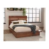 Coaster Bridlewood Storage Platform Bed Wood in Brown/Gray/Red, Size 53.0 H x 72.5 W x 89.0 D in | Wayfair 212430SQ