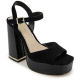 Dolly Platform Dress Sandals - Black - Kenneth Cole Heels