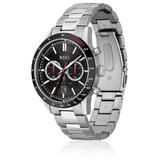 Black-dial Chronograph Watch With Link Bracelet Men's Watches