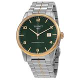 Tissot Luxury Automatic Green Dial Two-tone Men's Watch