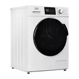 BLACK+DECKER Front Load Washer 2.7 Cu. Ft. Compact Washing Machine with LED Display & 16 Cycles, One Size , White