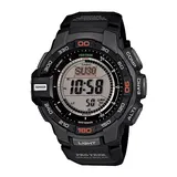 Casio Pro Trek Mens Chronograph Multi-Function Digital Black Strap Watch Prg270-1, One Size
