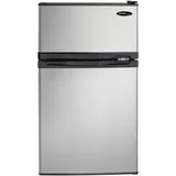 Danby Designer 3.1 cu. ft. Compact Refrigerator with Spotless Steel Door, 20-3/16 in. x 18-11/16 in. x 33-7/16 in.