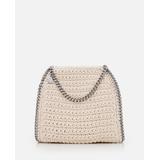 Mini Tote Falabella Cotton Crochet Bag - Natural - Stella McCartney Shoulder Bags