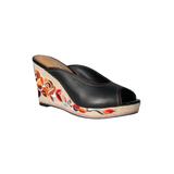 Wide Width Women's Haleesi Clog Mule by J. Renee in Black (Size 10 W)