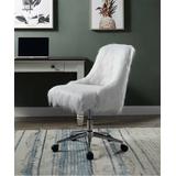 Acme Furniture Inc. Office Chairs White - White & Chrome Arundell II Office Chair